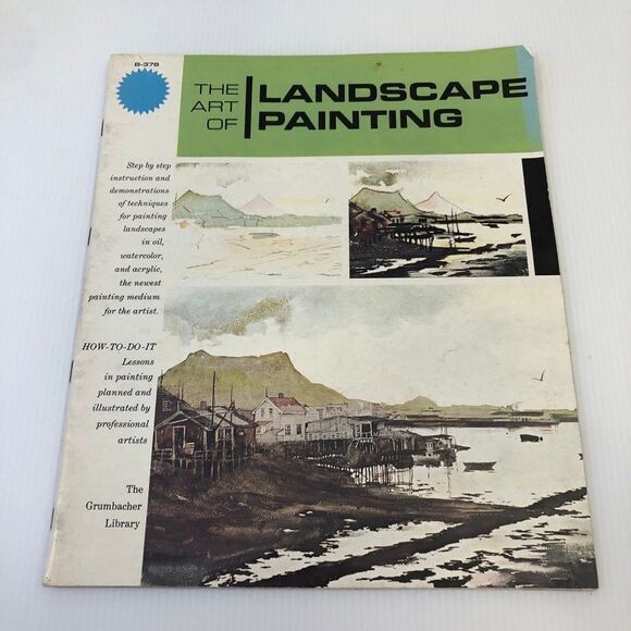 A Grumbacher Art Library Book "The Art of Landscape Painting" 1975, B-378 - Picture 1 of 10